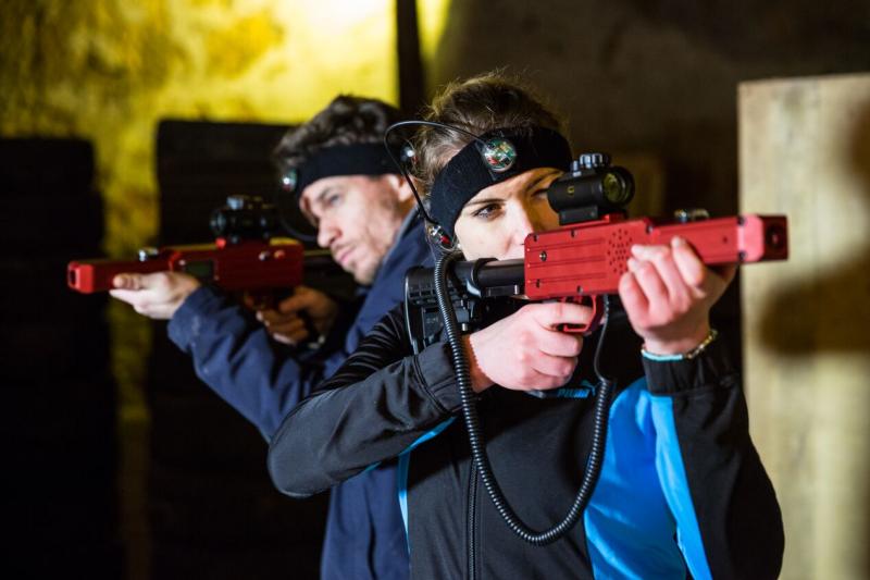 Lasergame, Bogenschießen und Axtwerfen im ACTIONLAND